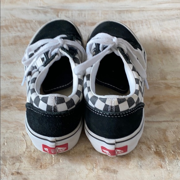 🖤🤍KIDS!! Vans Old Skool Checkerboard Sneaker/3 - Picture 4 of 8